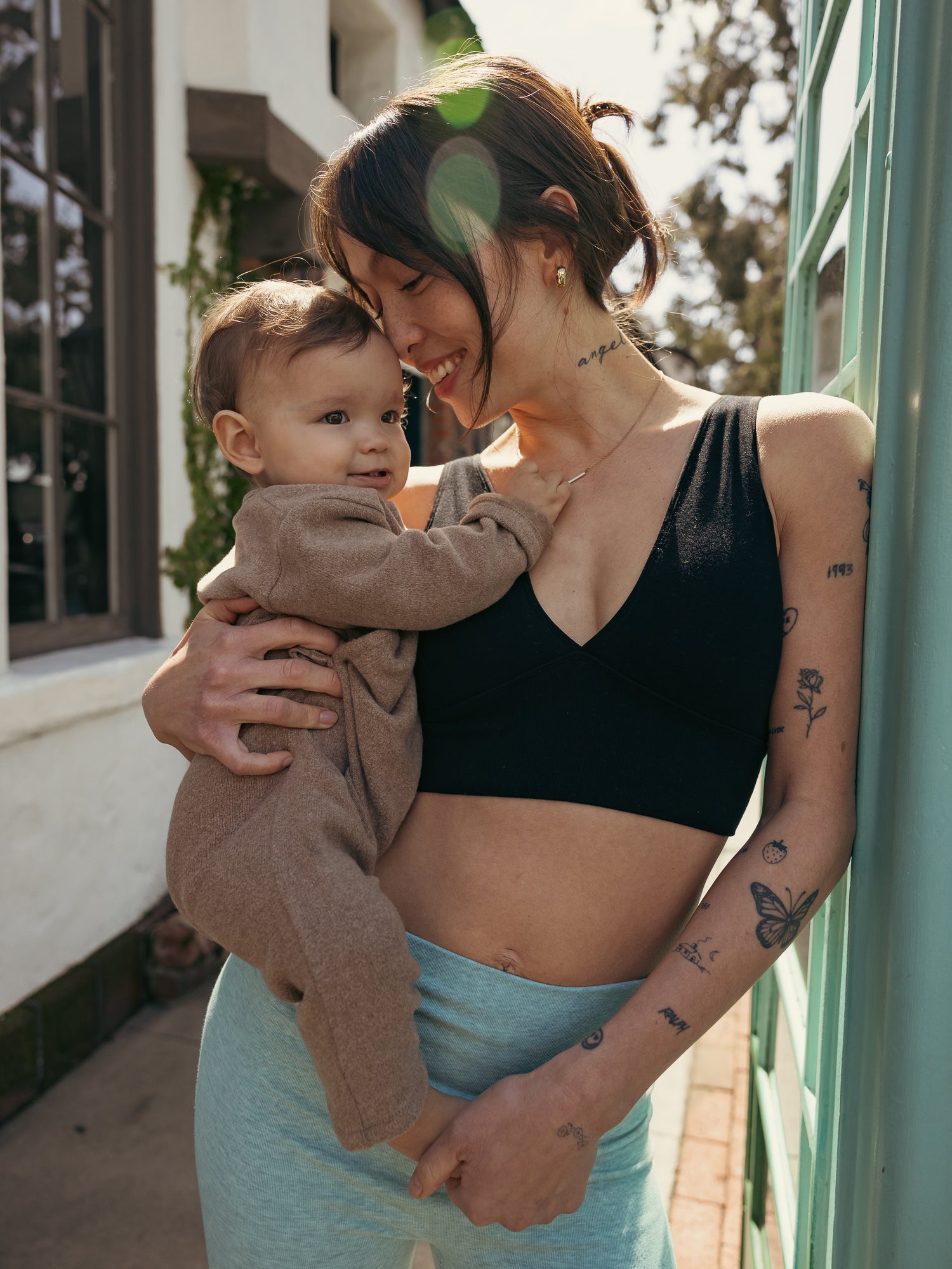 Sublime® Bamboo Maternity & Nursing Plunge Bra | Black - Image 6