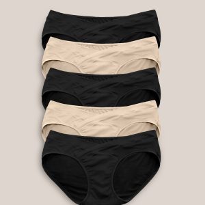 Under-the-Bump Bikini Underwear Pack | Low Rise Style - Neutrals