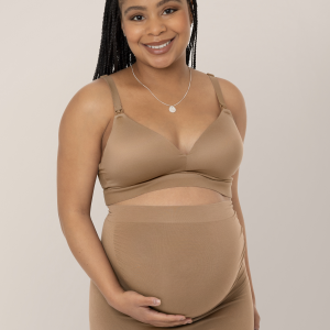 Minimalist Hands-Free Pumping & Nursing Bra | Latte