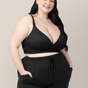 Minimalist Hands-Free Pumping & Nursing Bra | Black
