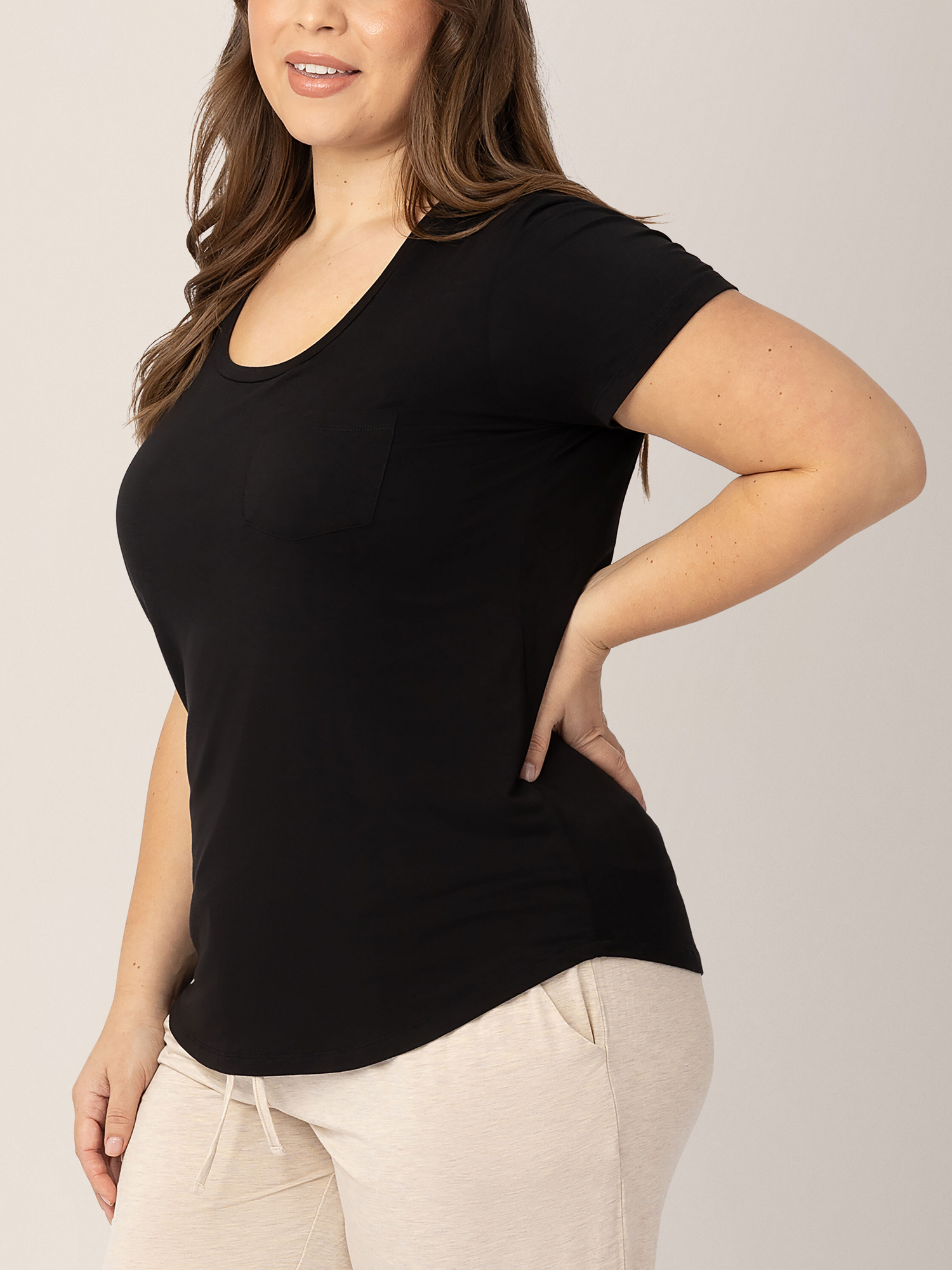 Everyday Maternity & Nursing T-shirt | Black - Image 6