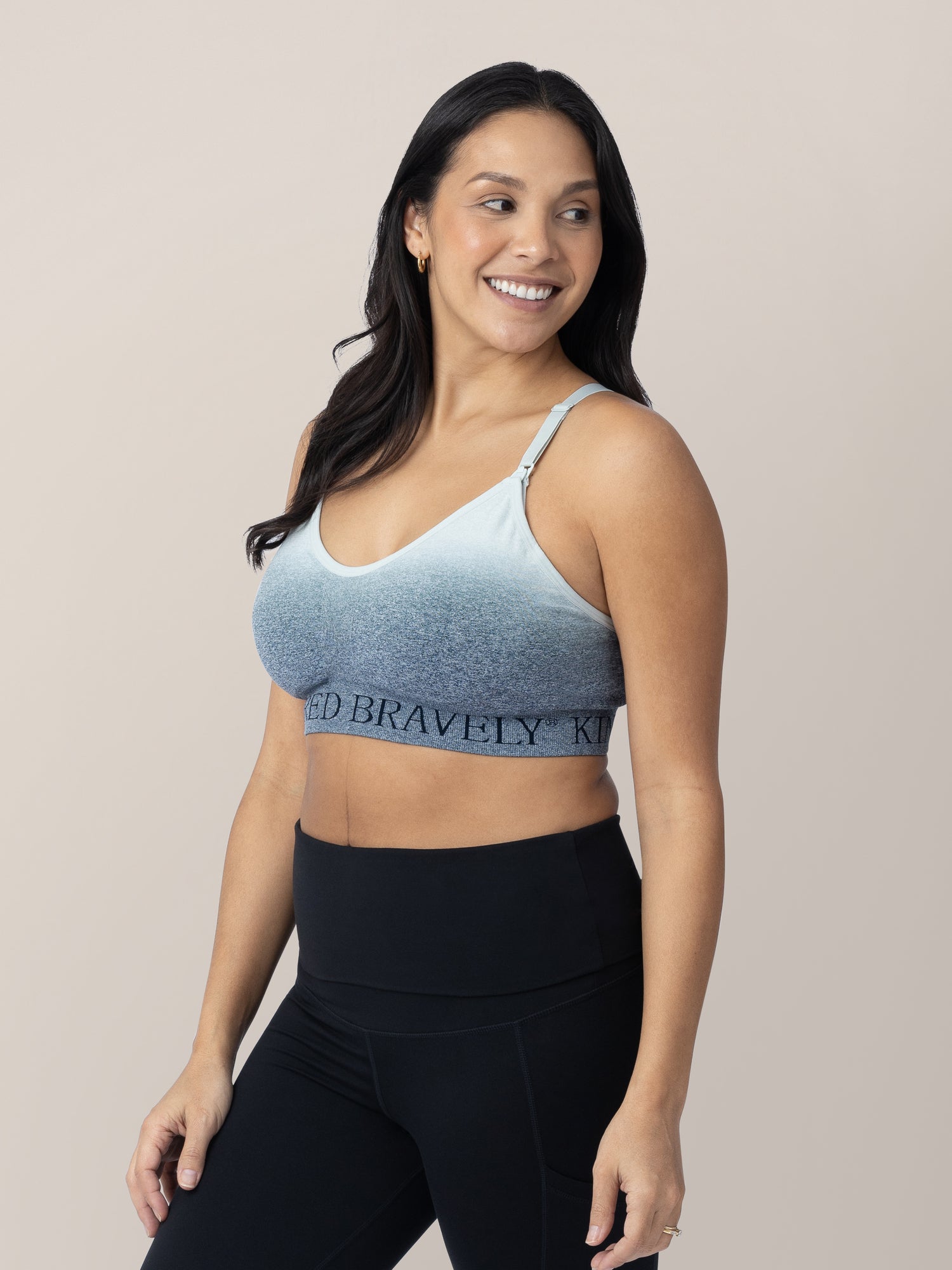 Sublime® Low Impact Nursing Sports Bra | Ombre Storm - Image 4