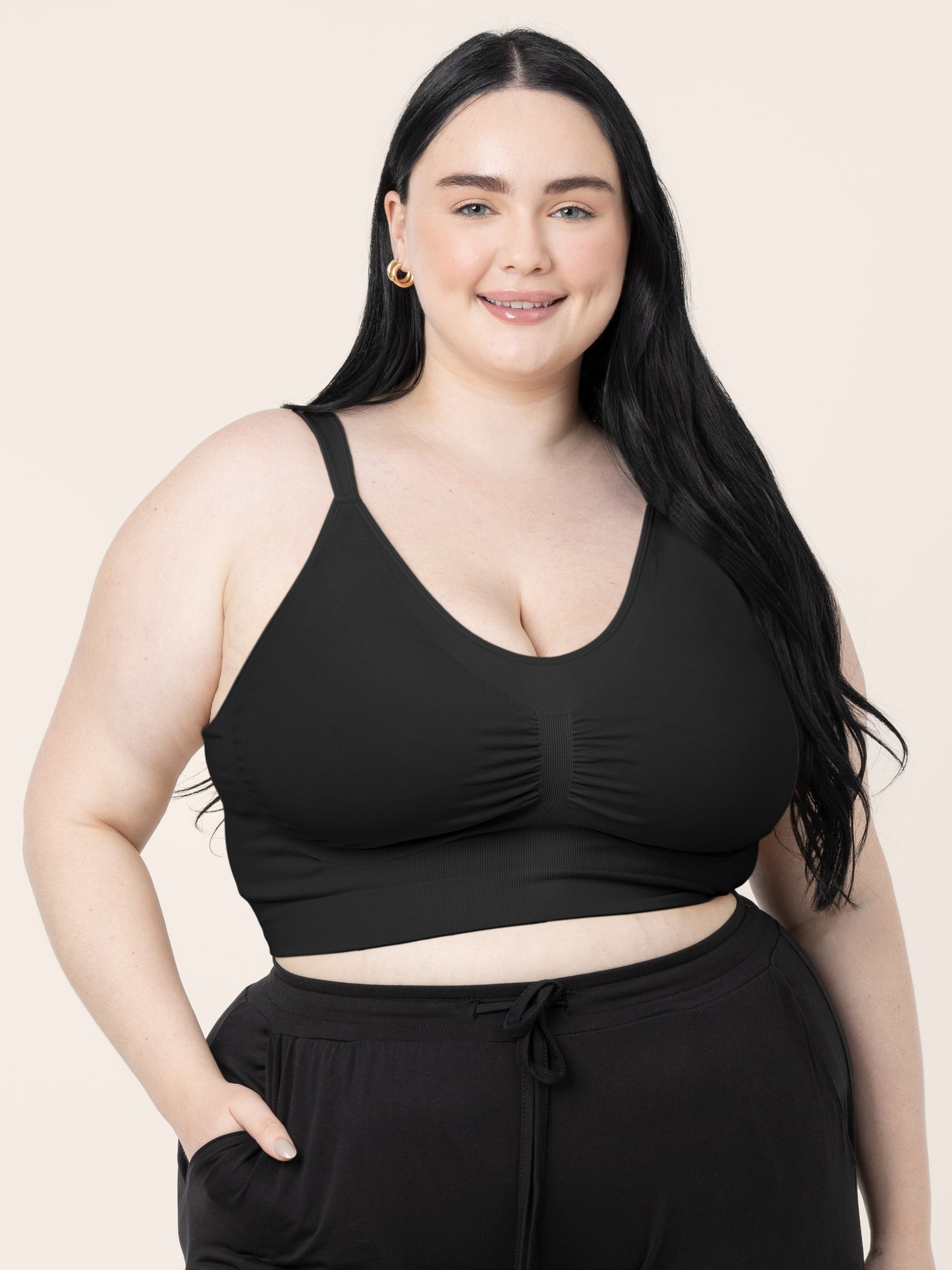 Nellie Sublime® Wireless Bra | Black - Image 2