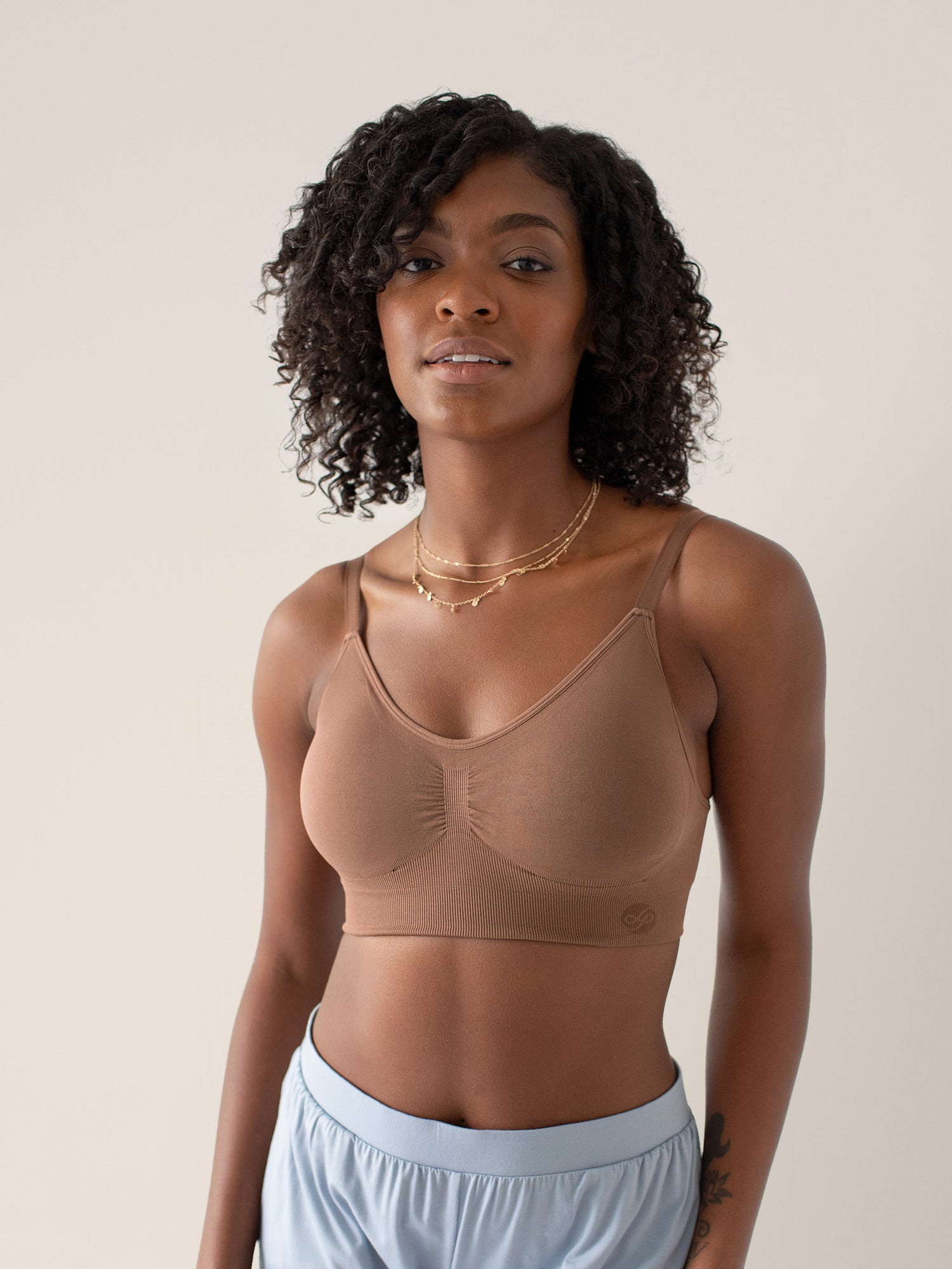 Nellie Sublime® Wireless Bra | Mocha - Image 2