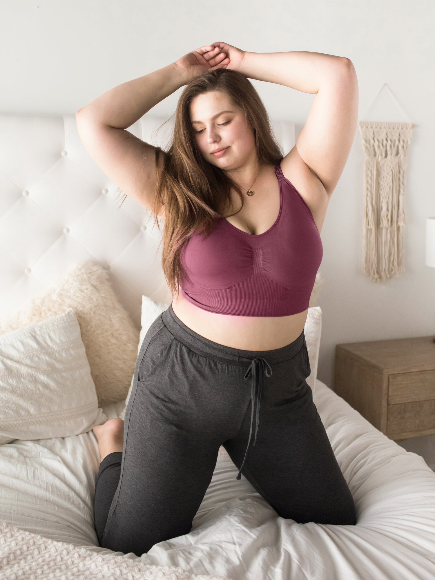 Nellie Sublime® Wireless Bra | Fig - Image 2