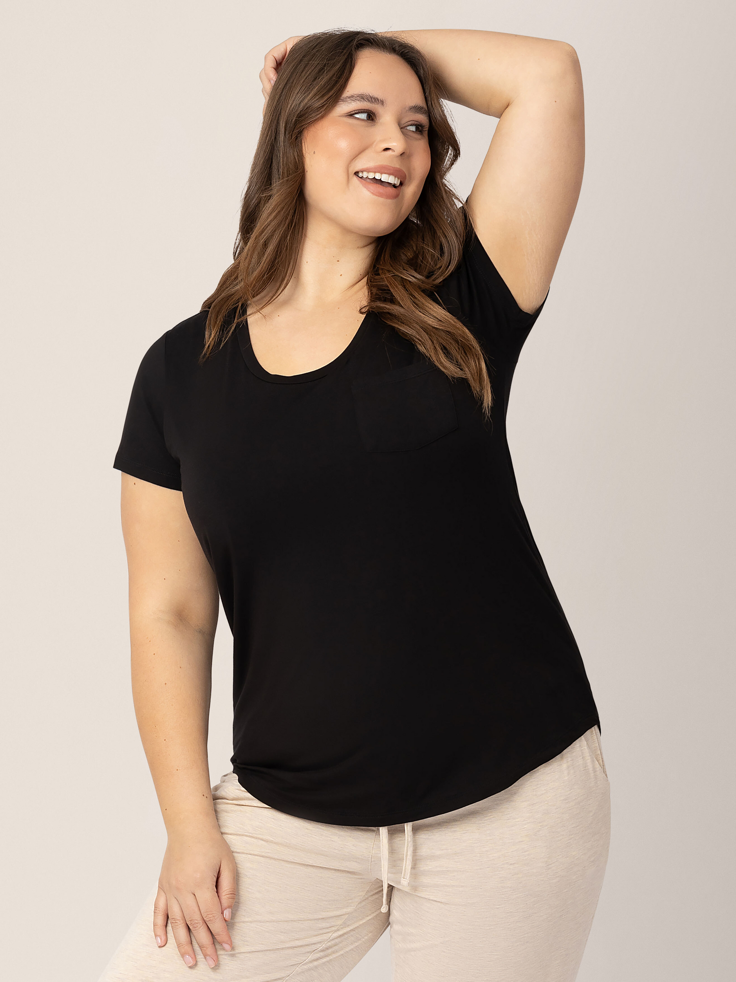 Everyday Maternity & Nursing T-shirt | Black - Image 5