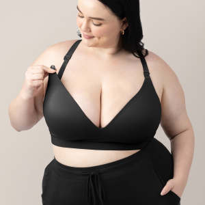Minimalist Maternity & Nursing Bra | Black