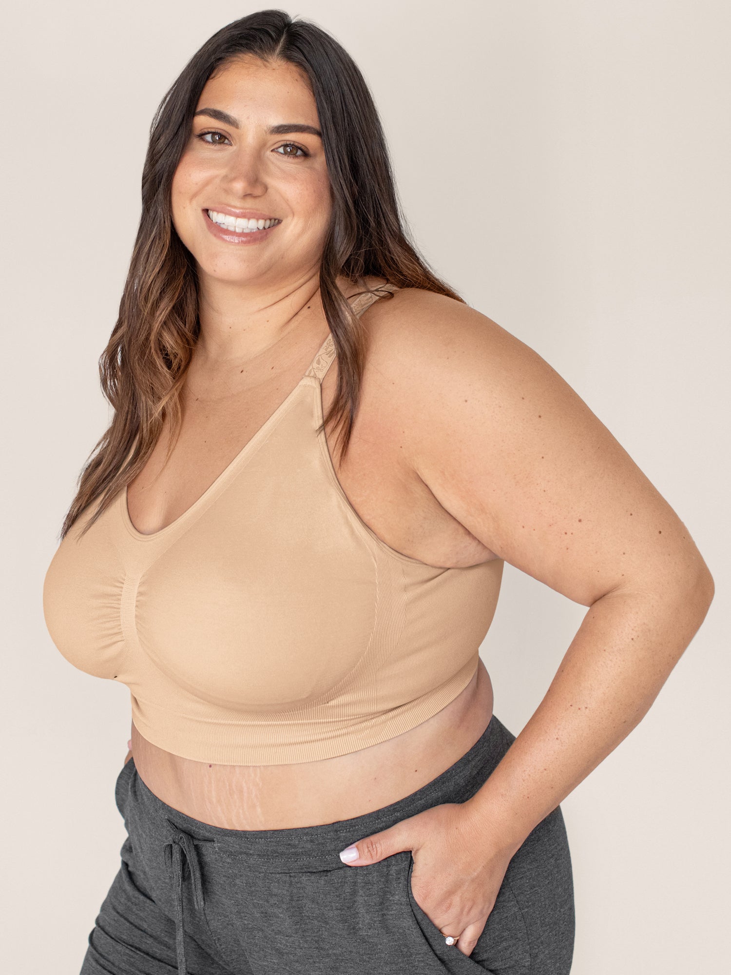 Nellie Sublime® Wireless Bra | Beige - Image 5