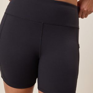 Stevie Active Postpartum Bike Short | Black