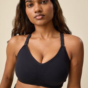 Sublime® Low Impact Pumping & Nursing Sports Bra | Black