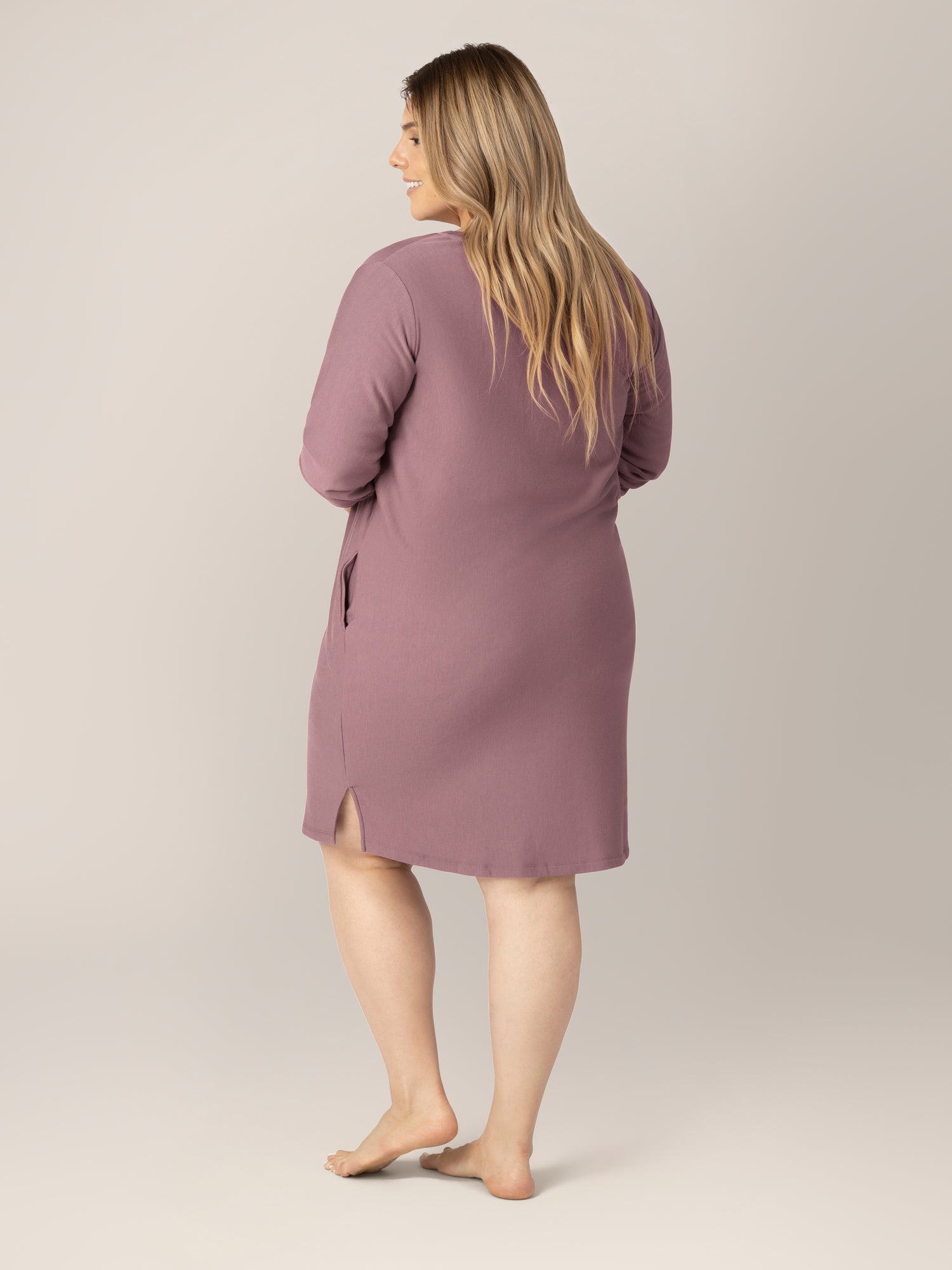 Blake Maternity & Nursing Lounge Dress | Twilight - Image 5