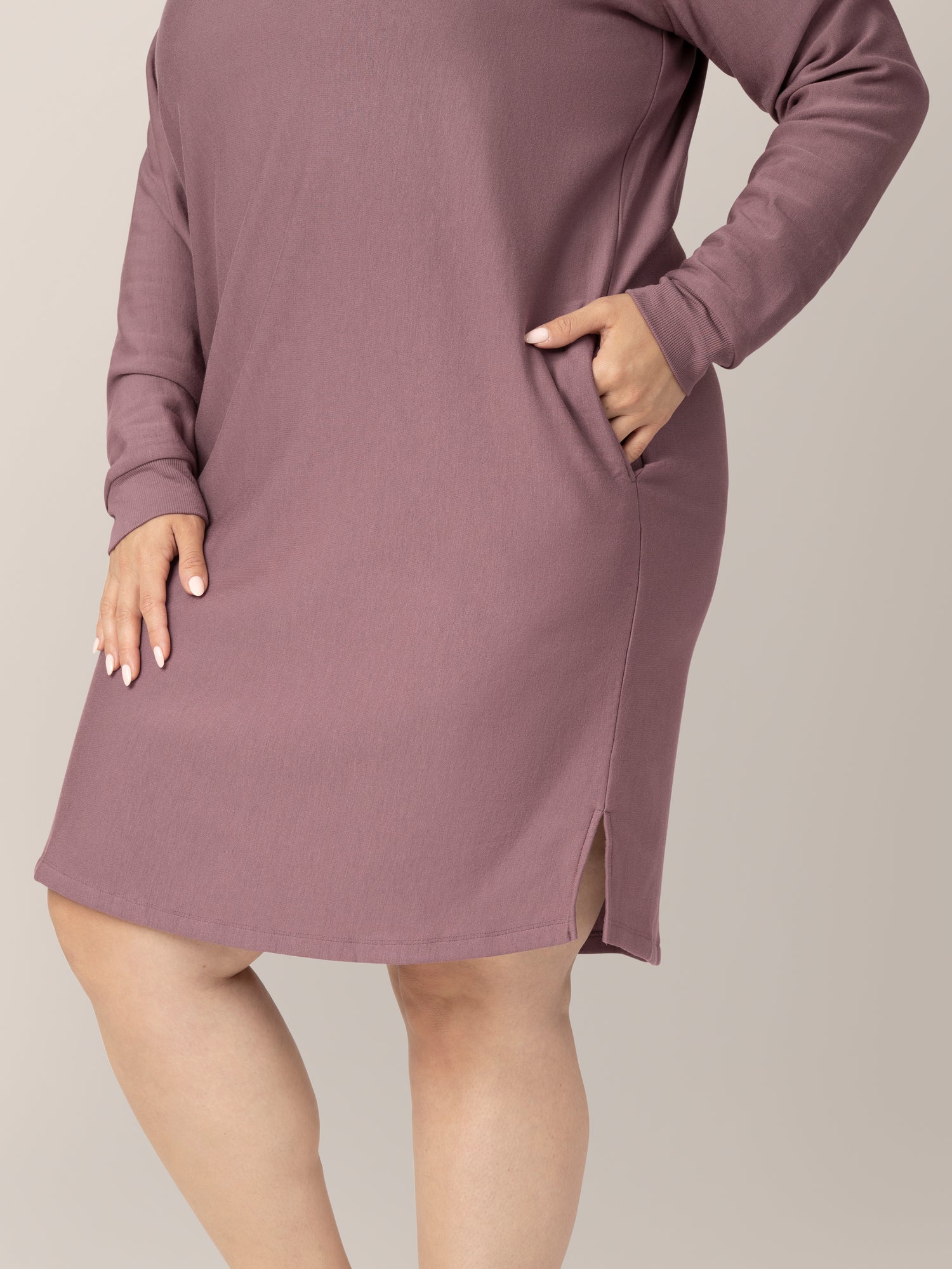 Blake Maternity & Nursing Lounge Dress | Twilight - Image 7