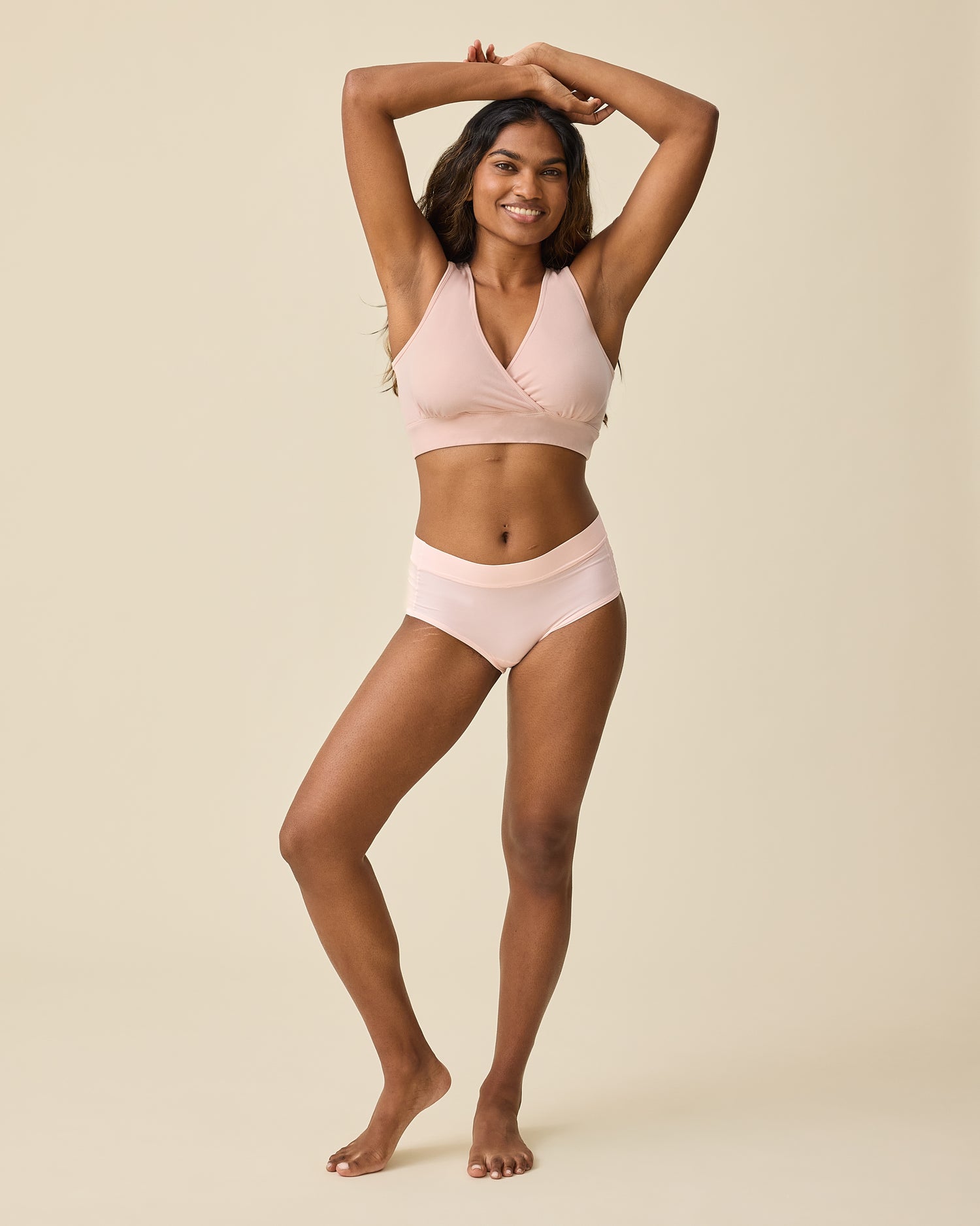 Grow with Me™ Maternity & Postpartum Brief | Soft Pink - Image 2