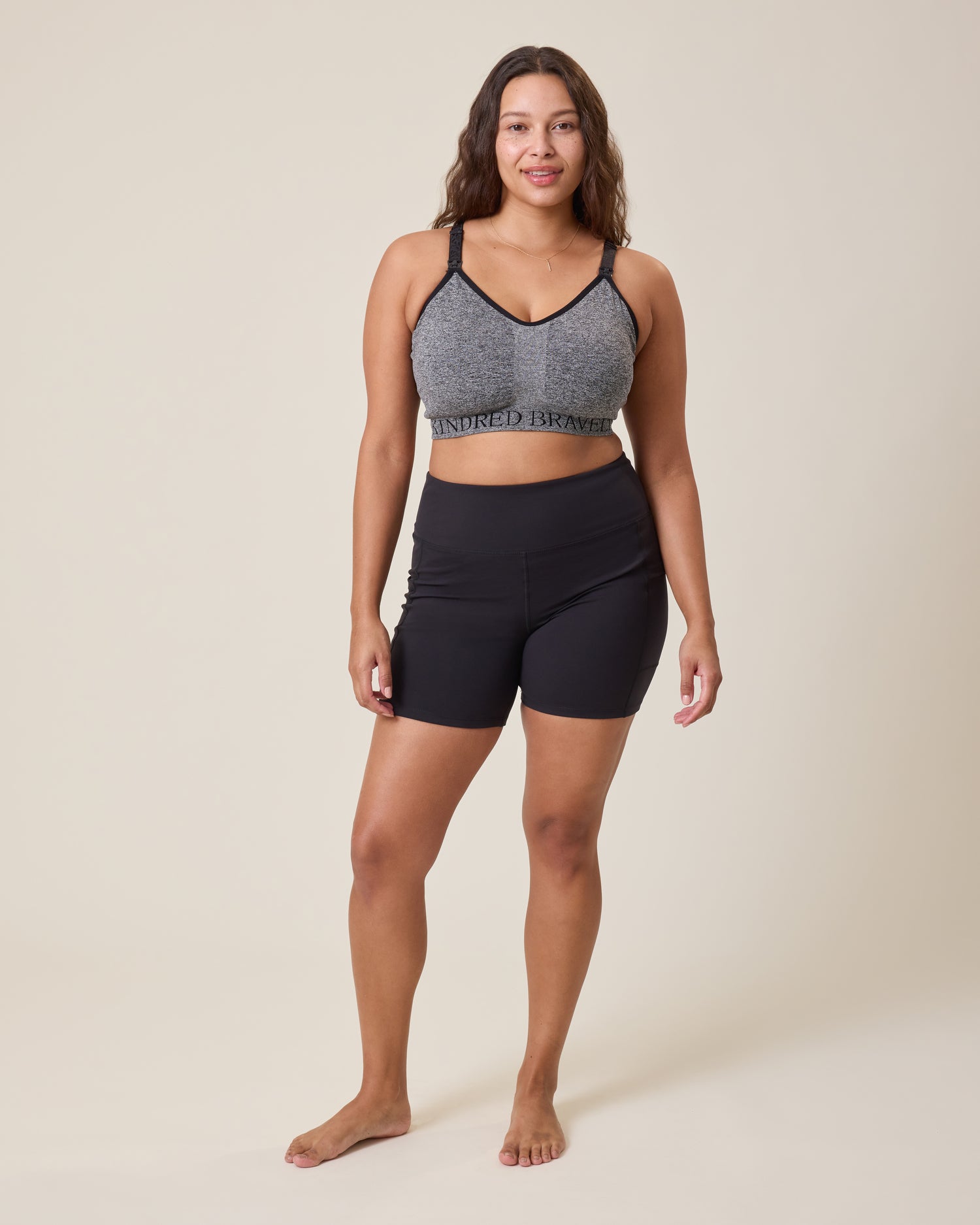 Stevie Active Postpartum Bike Short | Black - Image 2