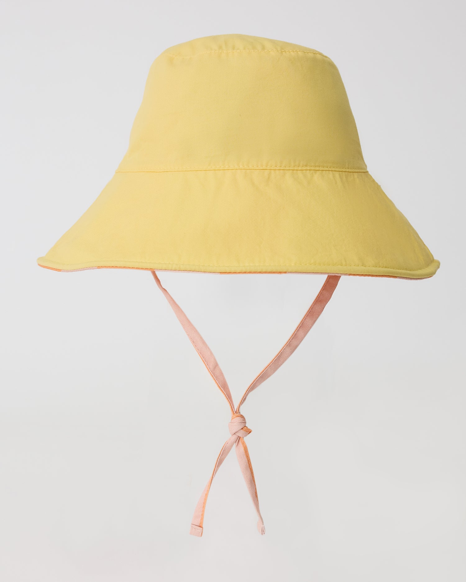 Big Reversible Sun Hat | Pink Wide Stripe - Image 4