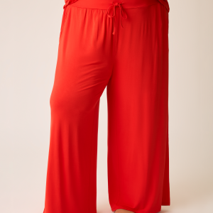 Aria Bamboo Casual Lounge Pant | Bright Red
