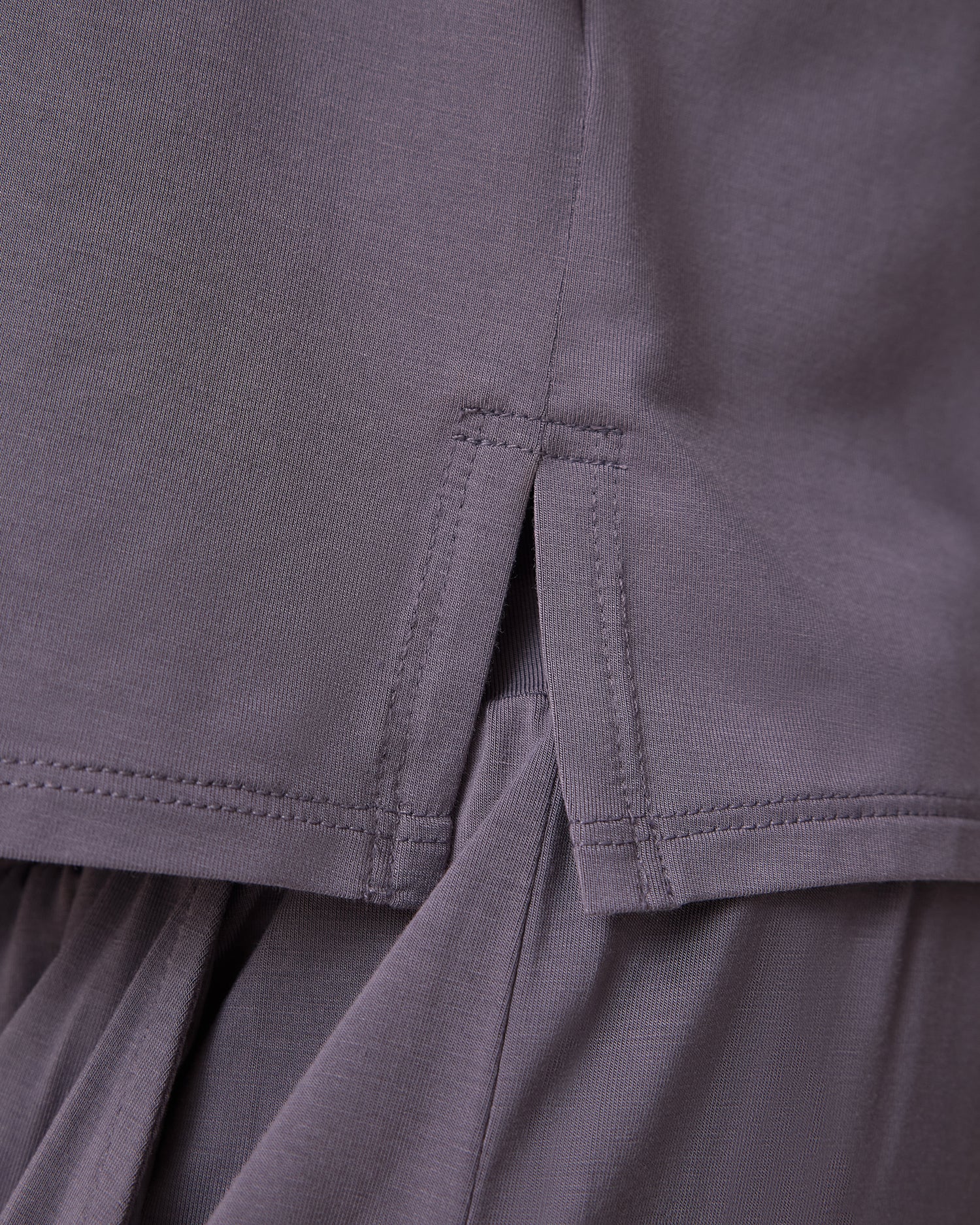 Aria Bamboo Cropped V-neck Tank | Granite - Image 3
