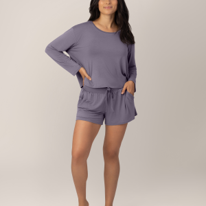 Aria Bamboo Casual Lounge Short | Granite
