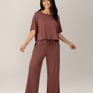 Aria Bamboo Casual Lounge Pant | Redwood