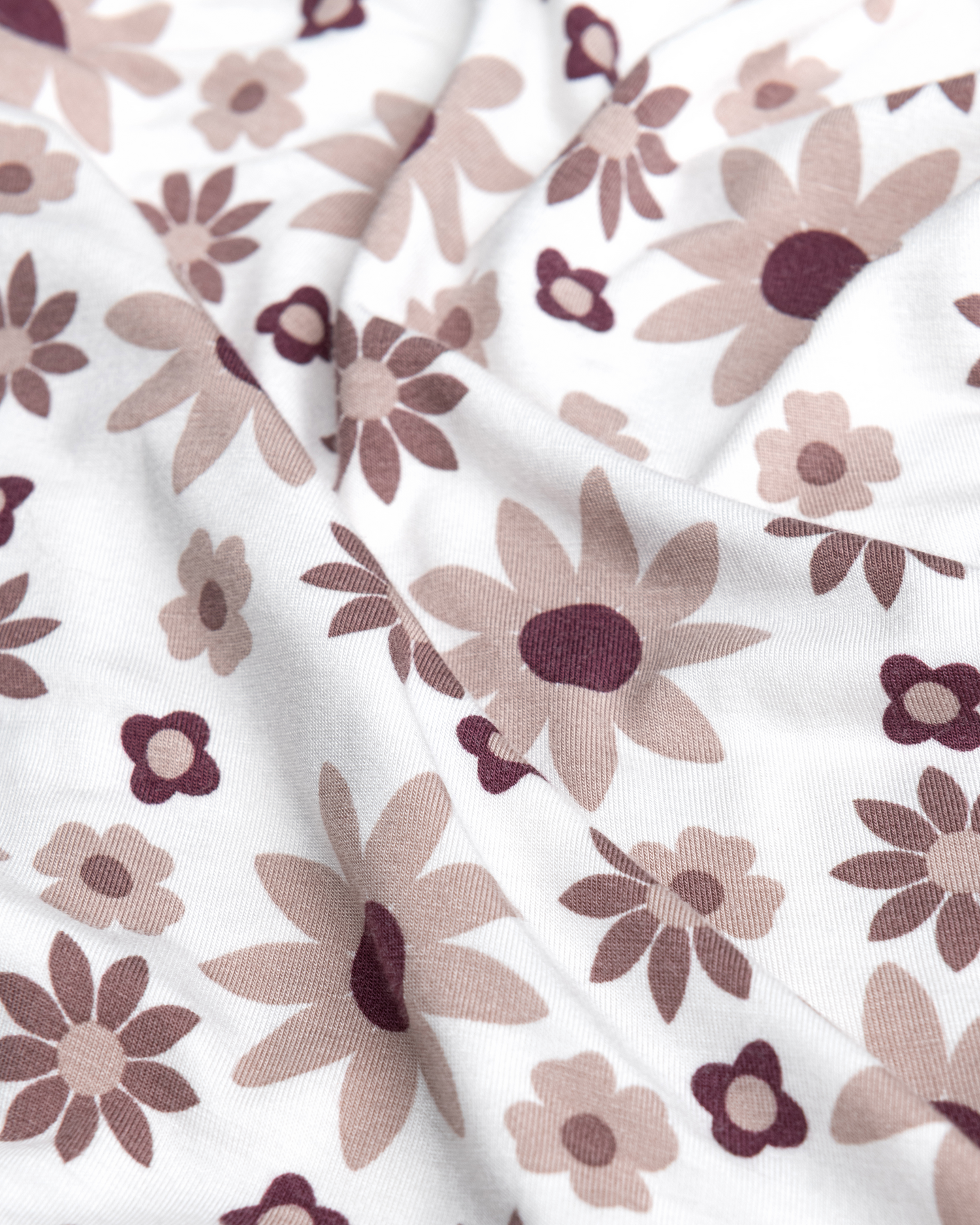Bamboo Knotted Baby Gown & Hat | Twilight Floral - Image 4