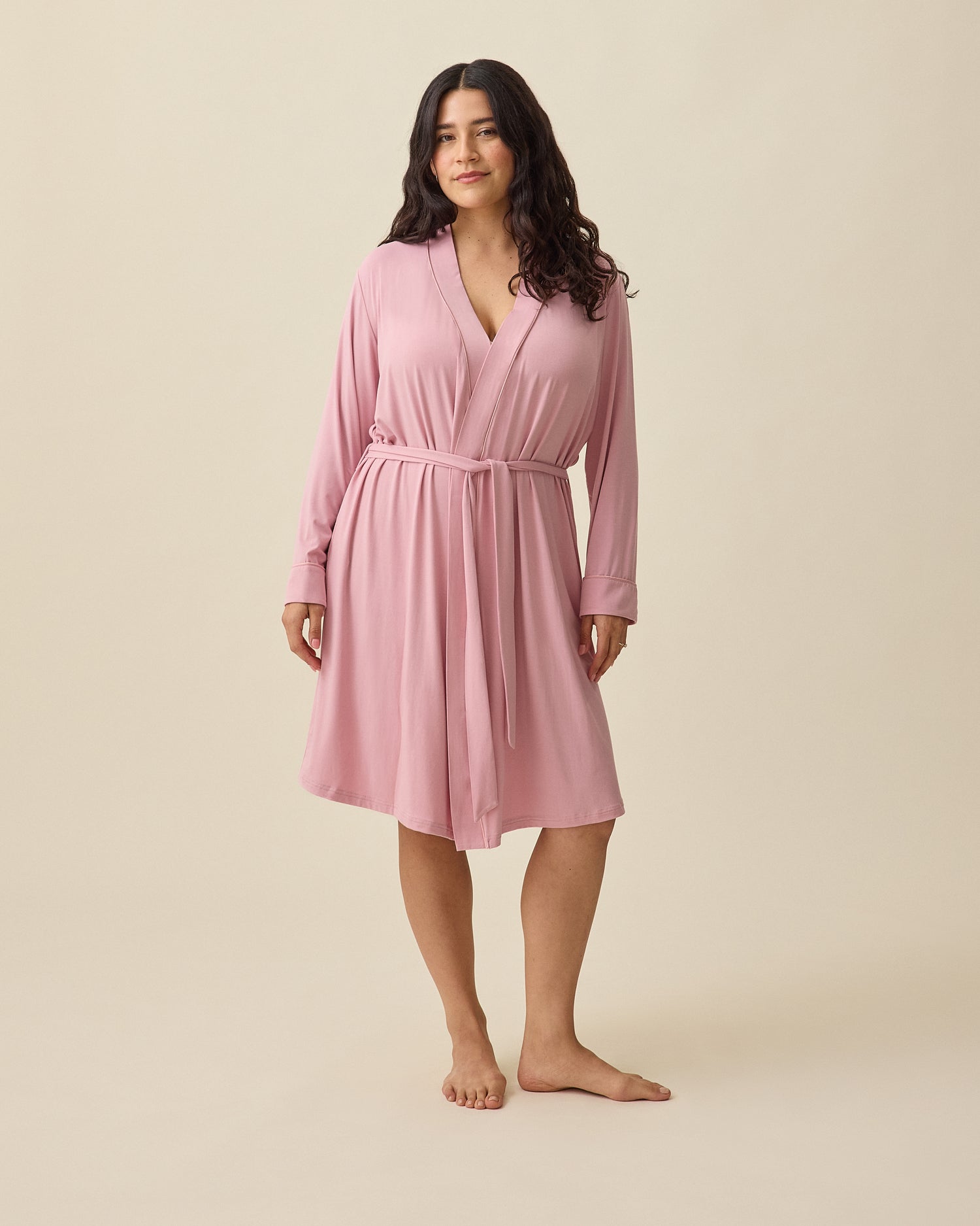 Clea Bamboo Robe | Black - Image 13