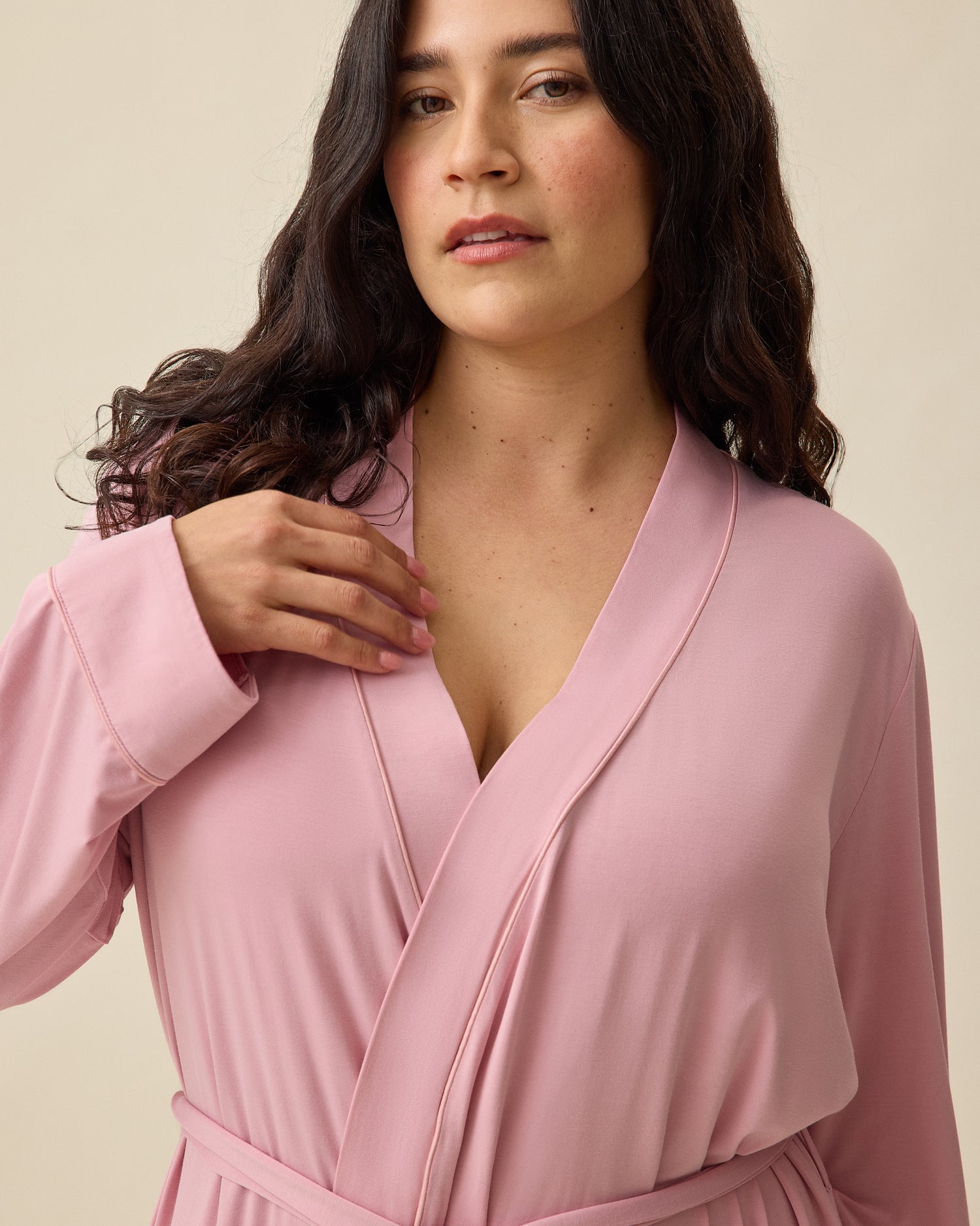 Clea Bamboo Robe | Black - Image 14