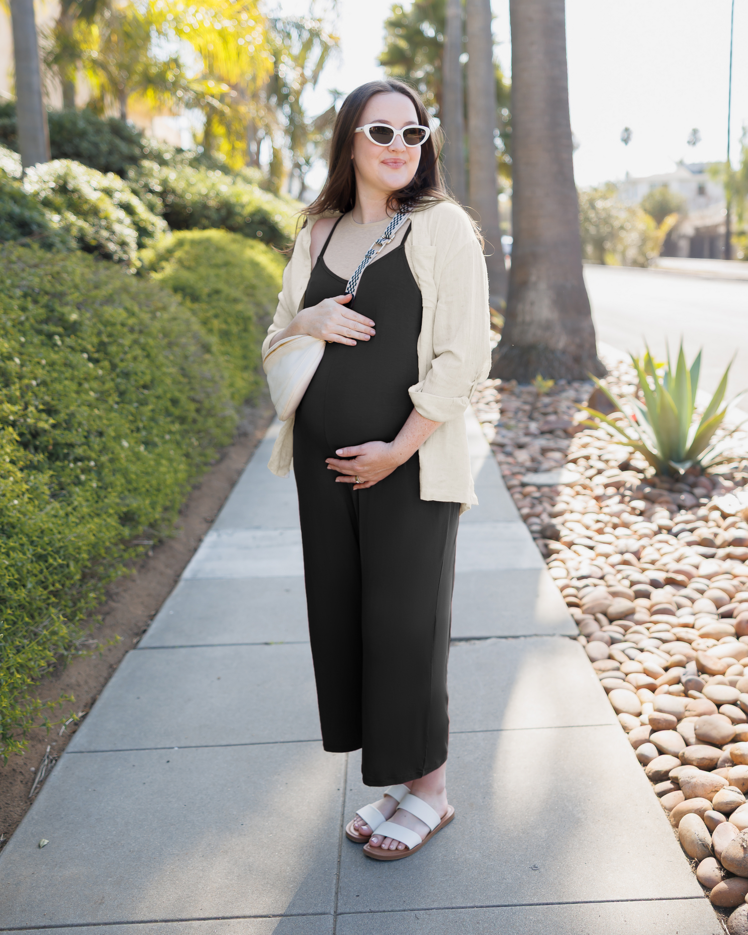 Charlie Maternity & Nursing Romper | Black - Image 3