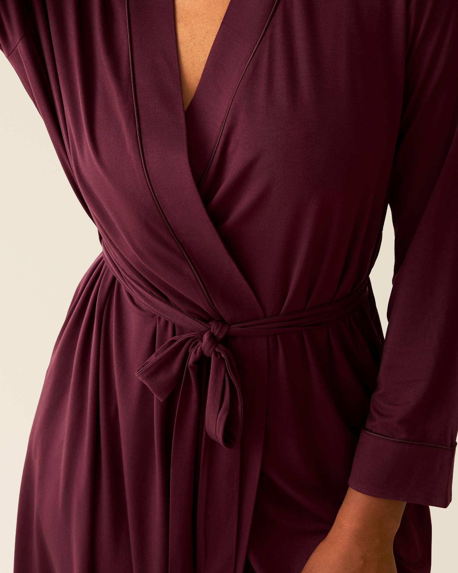 Clea Bamboo Robe | Black - Image 22