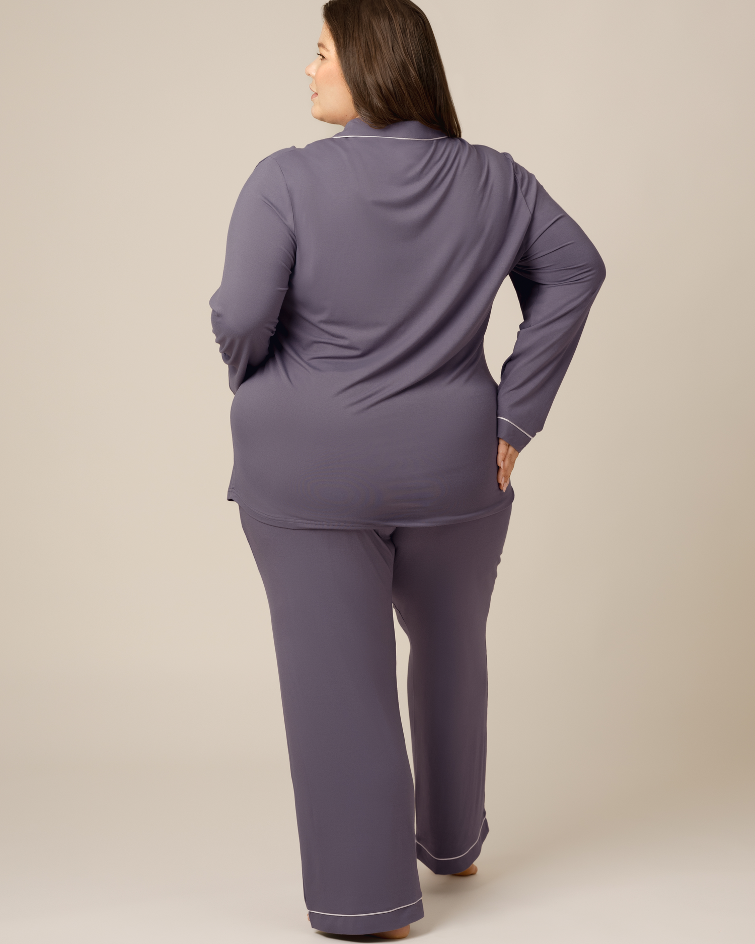 Bamboo Long Sleeve Pajama Set | Granite - Image 2