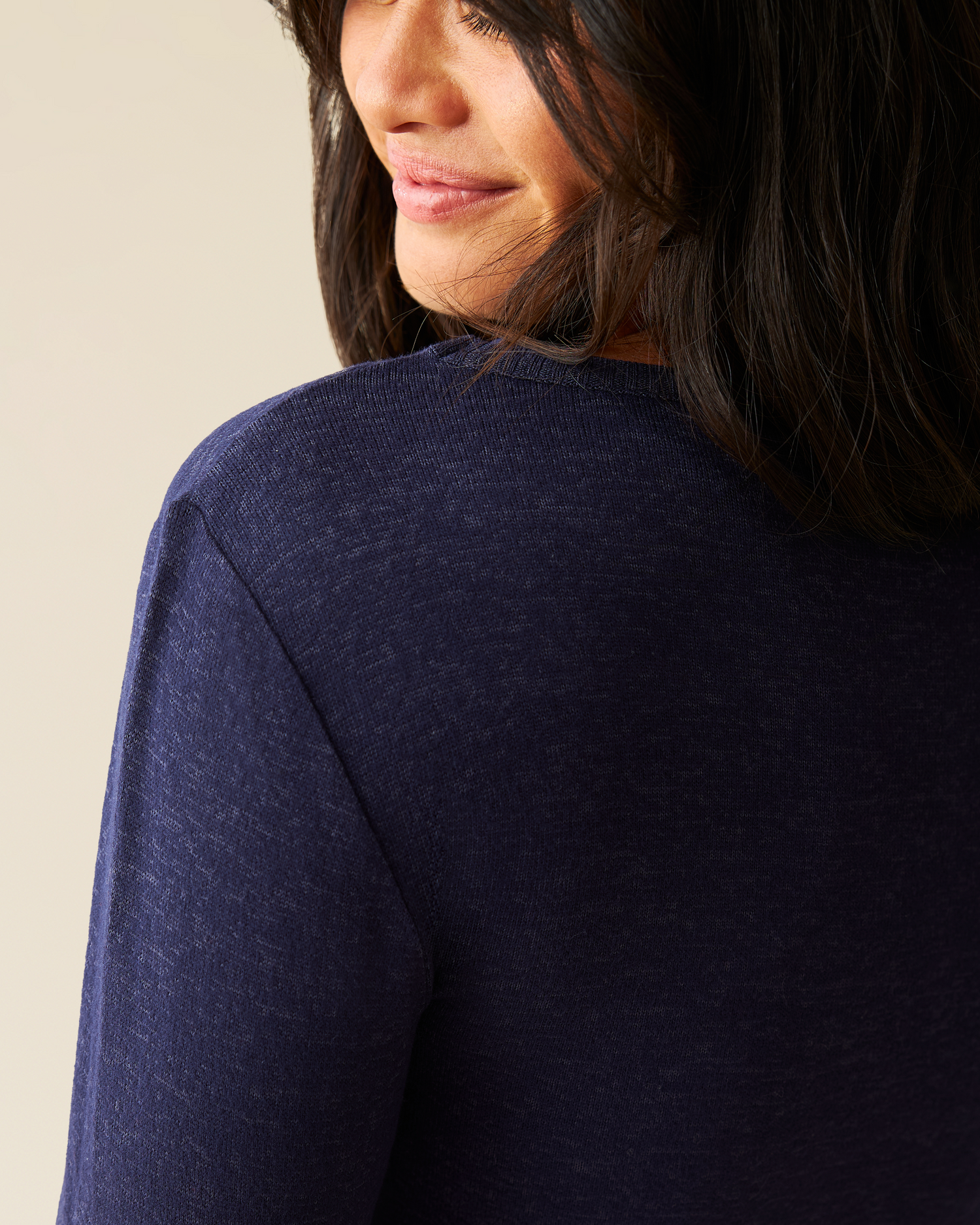 CozyKnit Nursing Pajama & Lounge Set | Navy - Image 4
