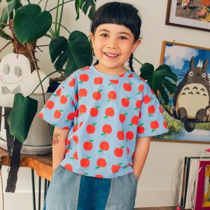 Graphic Tee | Blue Apple