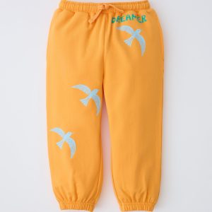 French Terry Jogger | Orange Bird