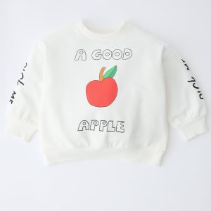 Graphic Sweatshirt | Ivory Apple