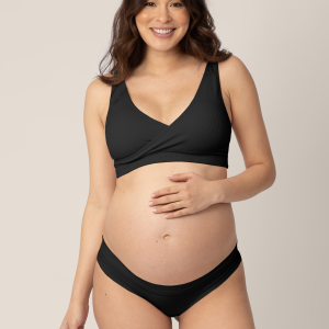 Grow with Me™ Maternity & Postpartum Thong | Black
