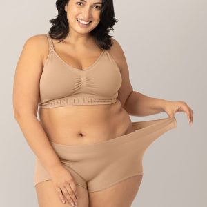 Grow with Me™ Maternity & Postpartum Boyshort | Beige