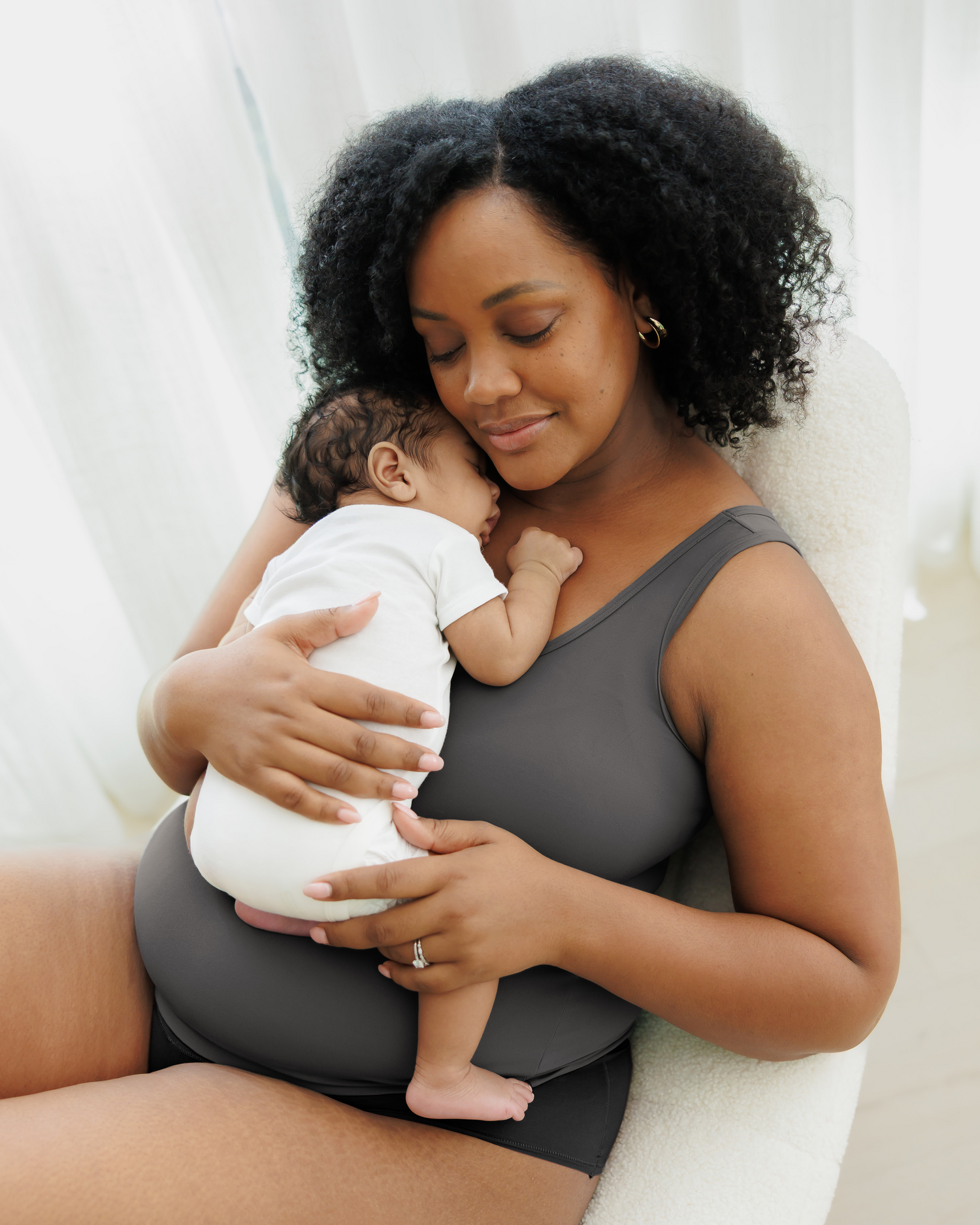 Grow with Me™ Maternity & Nursing Tank | Stormy Grey - Image 6