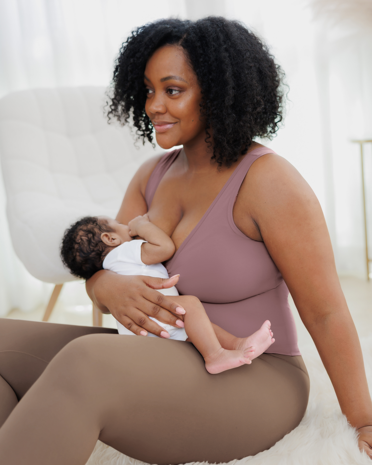 Grow with Me™ Maternity & Nursing Tank | Twilight - Image 2