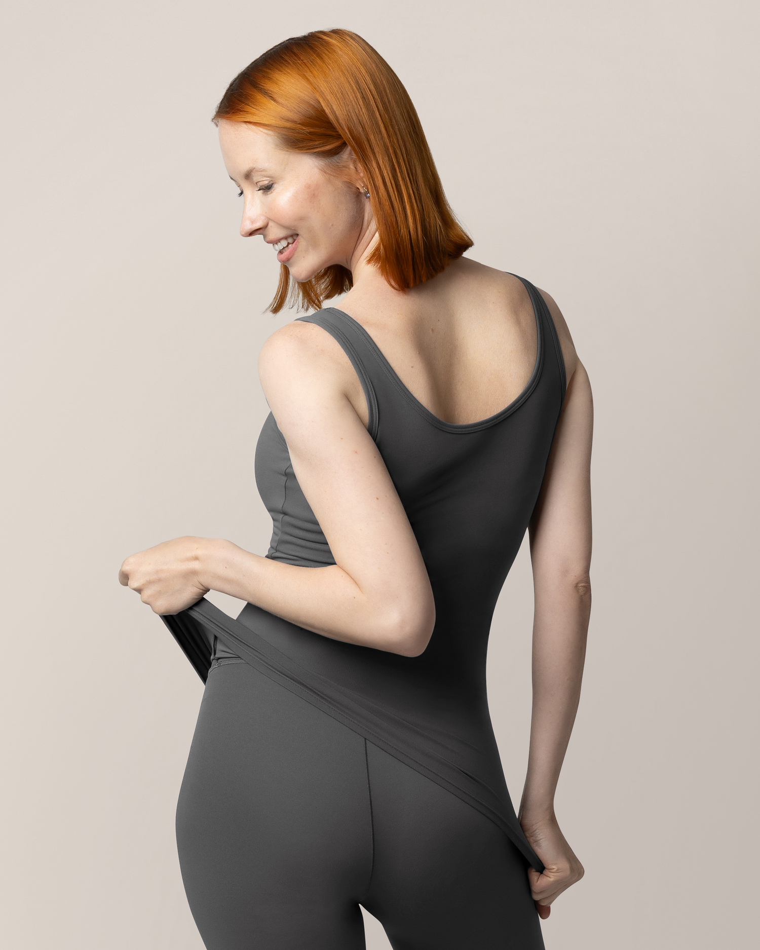 Grow with Me™ Maternity & Nursing Tank | Stormy Grey - Image 4