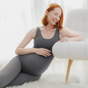 Grow with Me™ Maternity & Nursing Tank | Stormy Grey
