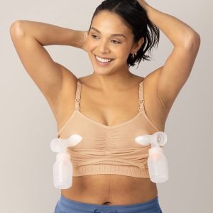 Sublime® Hands-Free Pumping & Nursing Bra | Beige