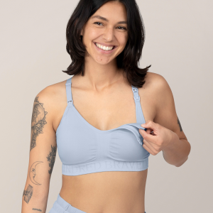 Sublime® Hands-Free Pumping & Nursing Sports Bra | French Blue