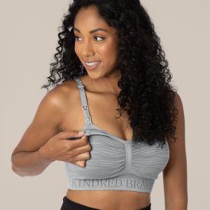 Sublime® Hands-Free Pumping & Nursing Bra | Grey