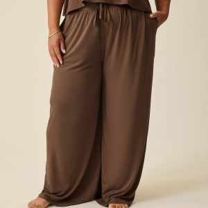 Aria Bamboo Casual Lounge Pant | Chocolate