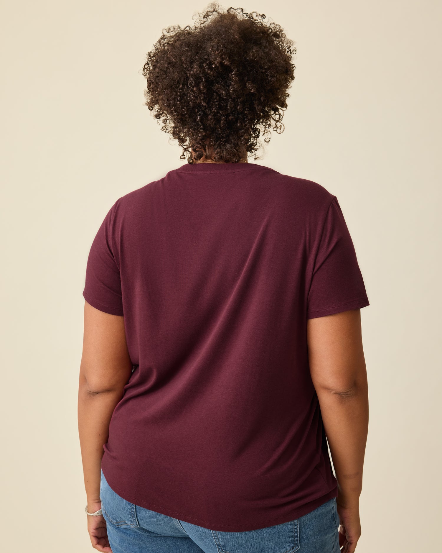 Modal V-neck Nursing T-shirt | Grey Heather - Image 11