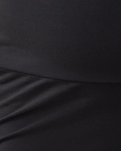 Bamboo Flex Maternity & Postpartum Flare Pant | Black - Image 6