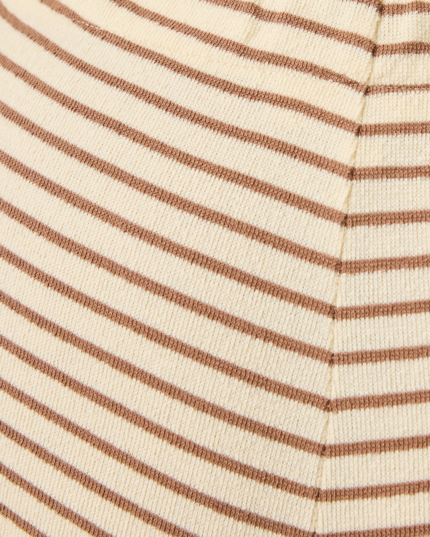 Luxe Terry Maternity & Postpartum Pant | Ivory & Chocolate Stripe - Image 6