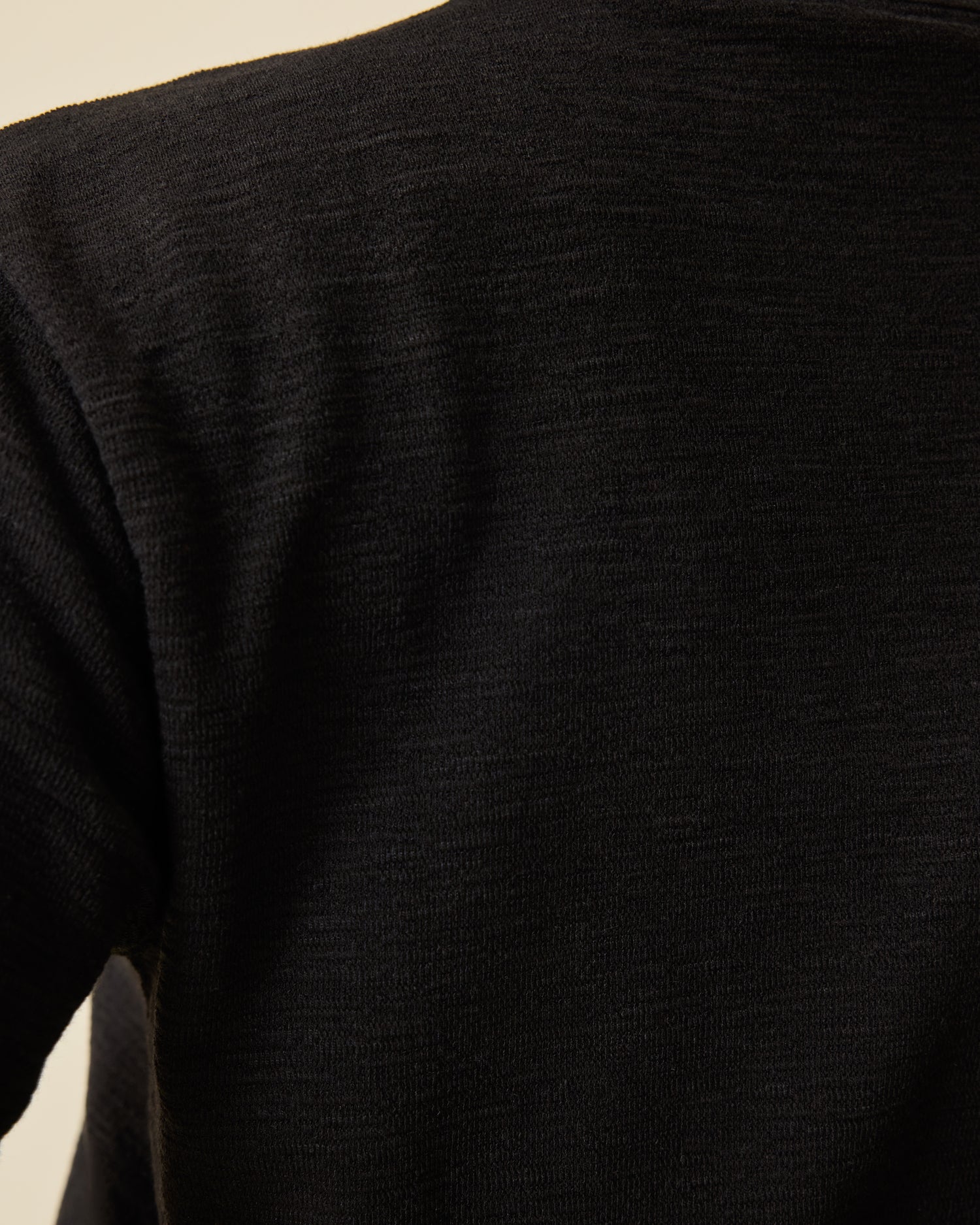 Luxe Terry Maternity & Nursing Split Hem T-shirt | Black - Image 4