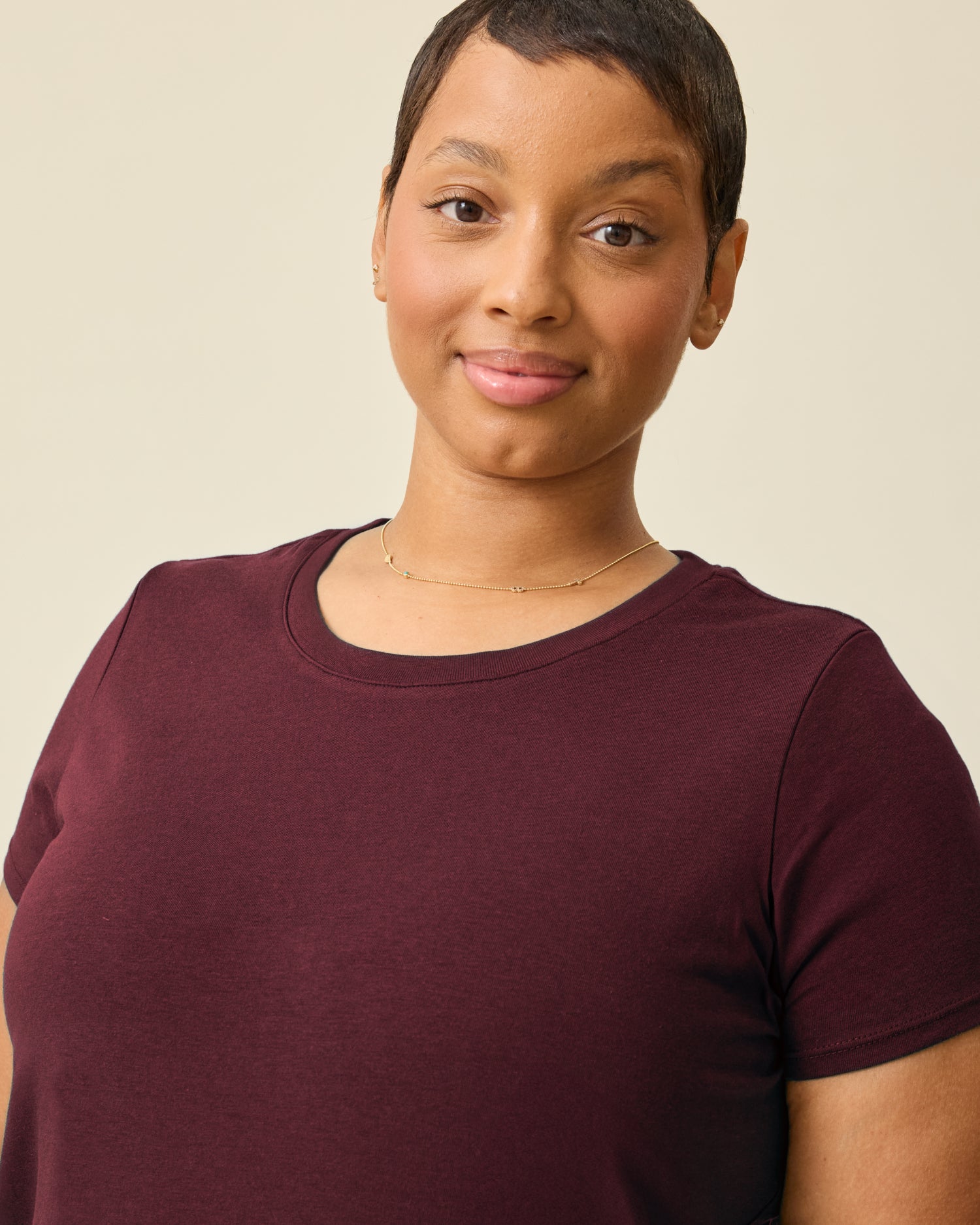 Modal Crew Neck Nursing T-shirt | Black - Image 10