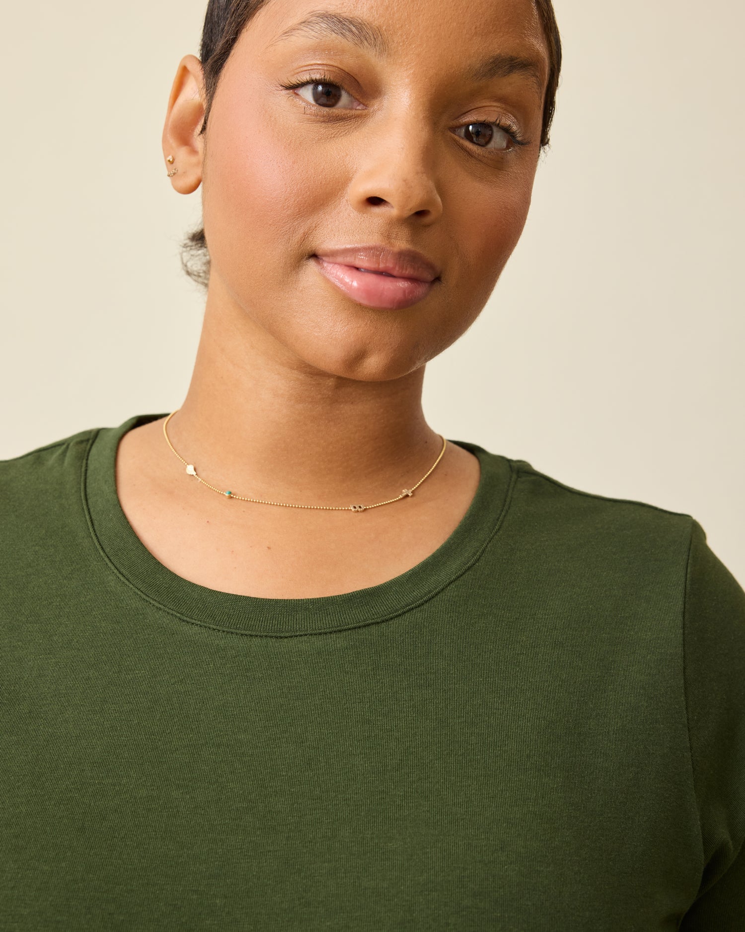 Modal Crew Neck Nursing T-shirt | Black - Image 14