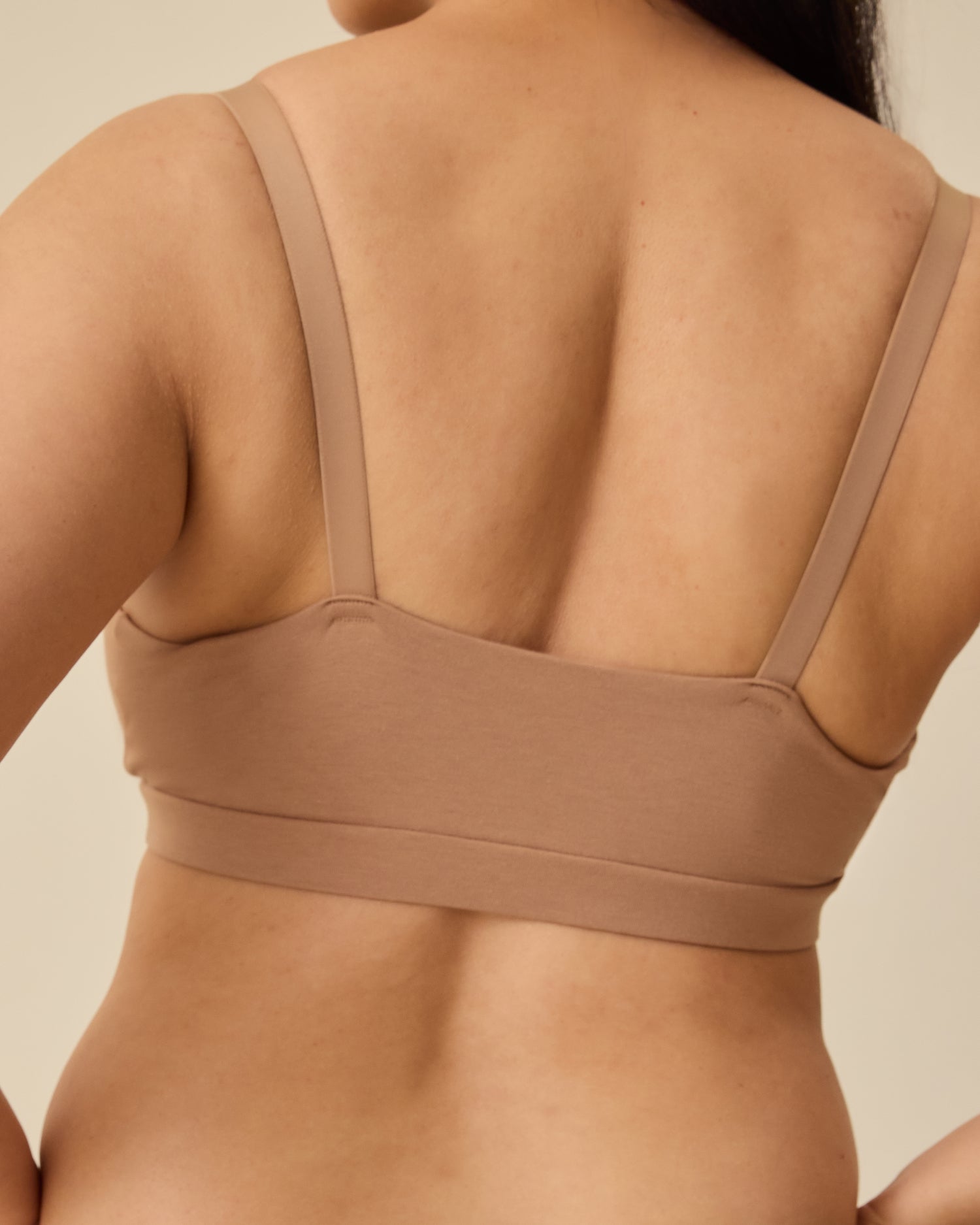 SoftStretch Cotton Maternity & Nursing Bralette | Buff - Image 6